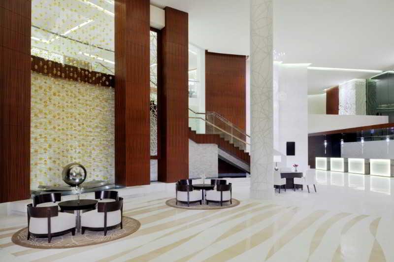 Marriott Executive Apartments Al Jaddaf, Dubái Exterior foto Lobby